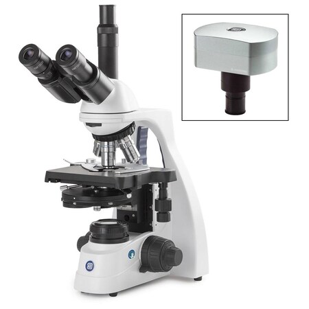 Globe Scientific bScope tri microscope, HWF 10x/20mm EBS-1153-PLPHI-DC18